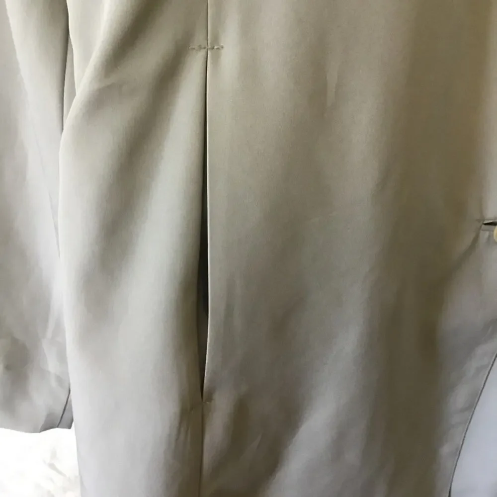 Kenneth Cole Reaction Light Gray Classic Rain Coat - Picture 12 of 14